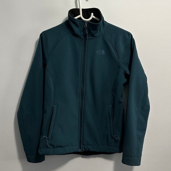 The North‎ Face Teal Windwall Soft Shell Jacket Sz S - Picture 1 of 9